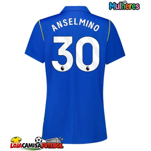 Camisa de Futebol Chelsea Aaron Anselmino #30 Equipamento Principal Mulheres 2026-27 Manga Curta